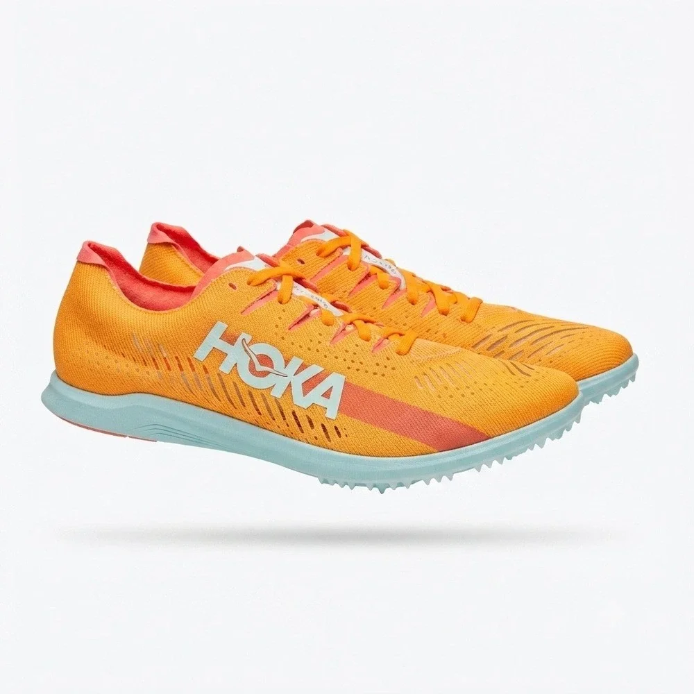 Hoka Cielo X LD Track Spikes Mens 11 Orange New Carbon Fiber Plate 1123097 RYCM